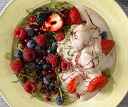 James Martin's mixed berry gratin recipe